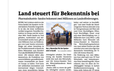 Land steuert für Bekenntnis bei