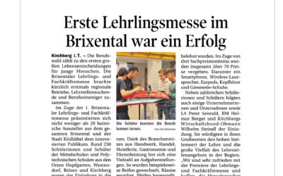 Erste Lehrlingsmesse im Brixental war ein Erfolg
