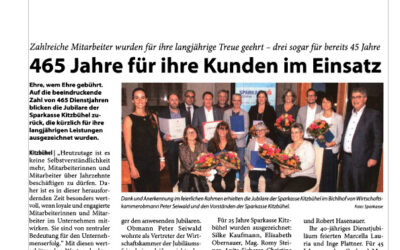 465 Jahre für ihre Kunden im Einsatz