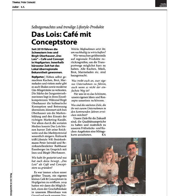 Das Lois: Café mit Conceptstore