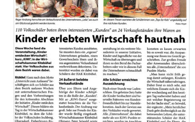 Kinder erlebten Wirtschaft hautnah