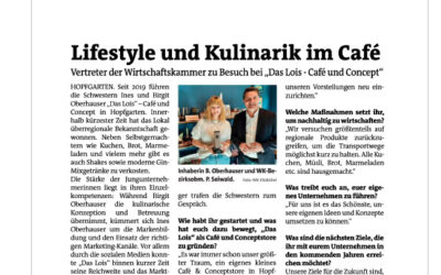 Lifestyle und Kulinarik im Café