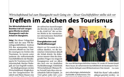 Treffen im Zeichen des Tourismus