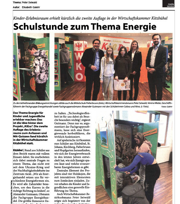 Schulstunde zum Thema Energie