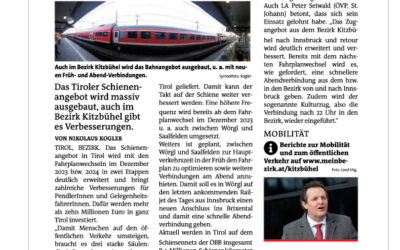 Bahnangebot wird verbessert