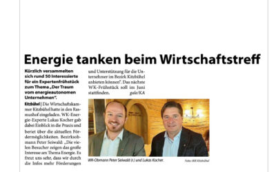 Energie tanken beim Wirtschaftstreff