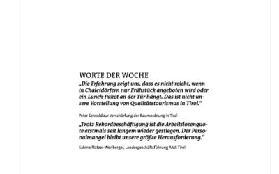 Worte der Woche