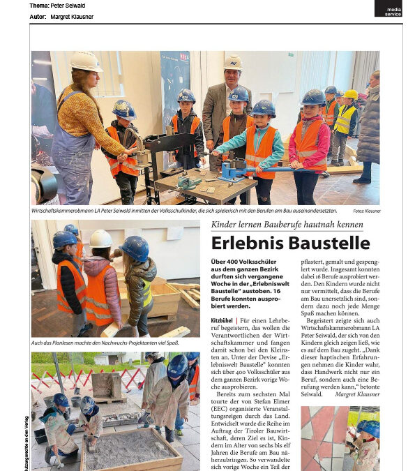 Erlebnis Baustelle