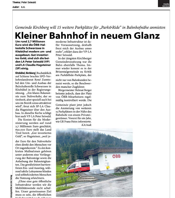 Kleiner Bahnhof in neuem Glanz
