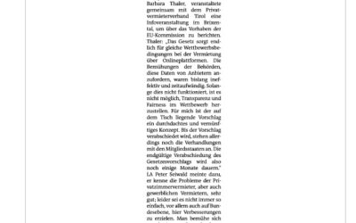 MEP Barbara Thaler bot wichtige Infos