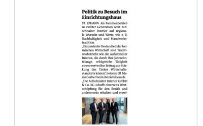 Politik zu Besuch im Einrichtungshaus