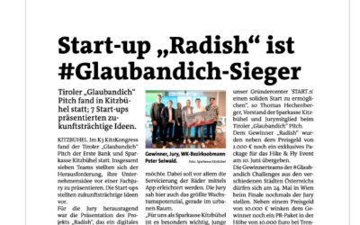 Start-up „Radish“ ist #Glaubandich-Sieger