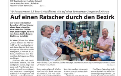 Auf einen Ratscher durch den Bezirk