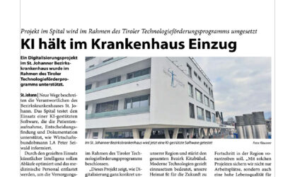 KI hält im Krankenhaus Einzug