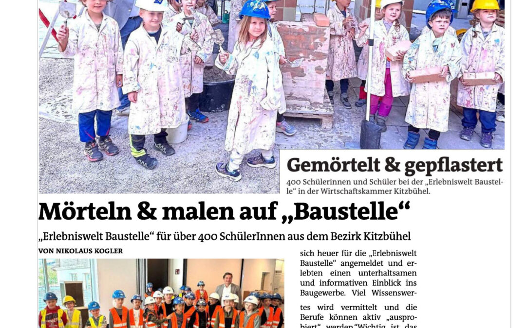Mörteln & malen auf „Baustelle“