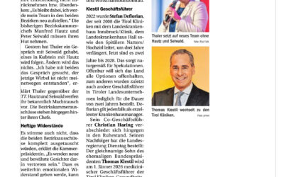 Thaler bleibt dabei und setzt Obleute vor die Tür