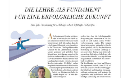 Die Lehre als Fundament für eine erfolgreiche Zukunft