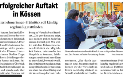 Erfolgreicher Auftakt in Kössen