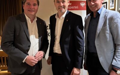 Themenabend der VP-Bezirksparteileitung Kitzbühel mit Nationalrat Ing. Josef Hechenberger
